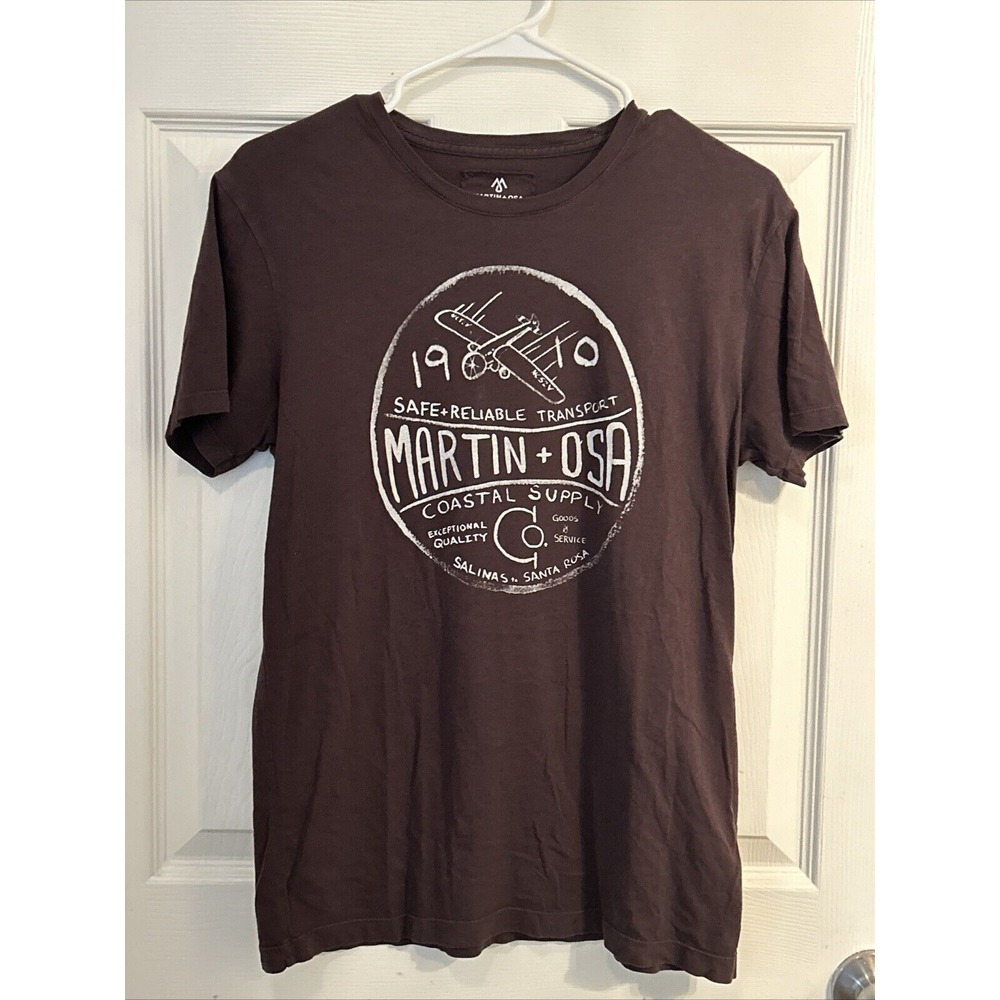 Martin + Osa‎ Tshirt Brown Size Small